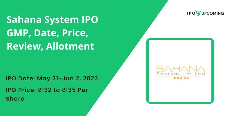 Sahana System IPO GMP, Date, Price, Review, Allotment