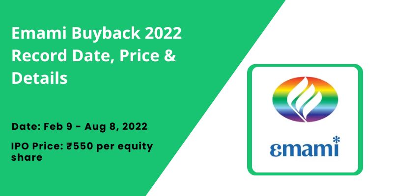 Emami Buyback 2022 Record Date, Price & Details