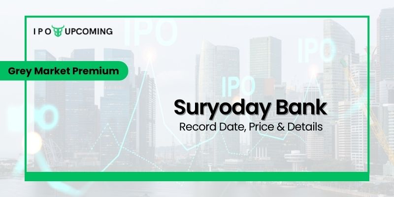 Suryoday Bank IPO GMP, Date, Market Lot Details, Review, Price Band & Form