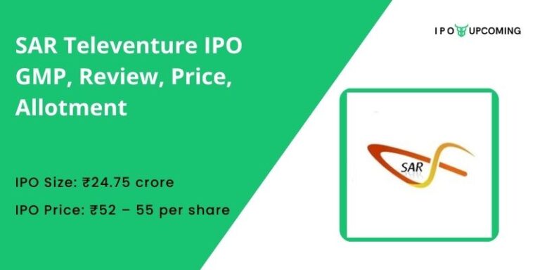 Sar Televenture Ipo Gmp Review Price Allotment Ipo Upcoming Ipo Gmp Sme Ipo 8809