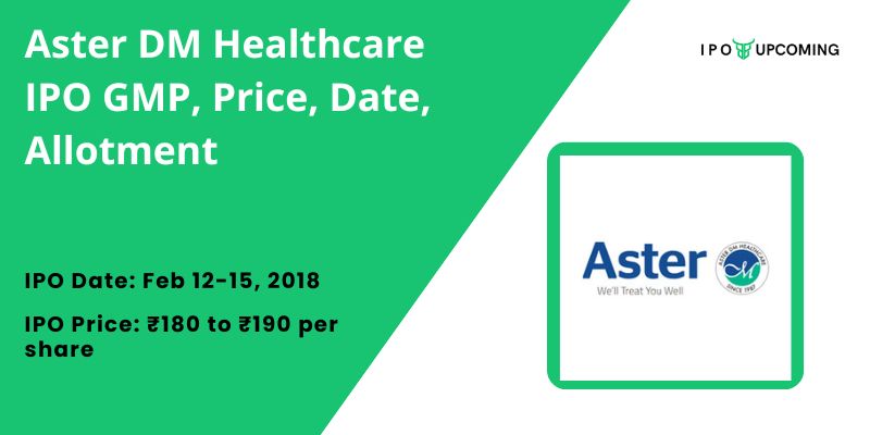 Aster DM Healthcare IPO GMP, Price, Date, Allotment