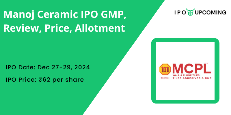 Manoj Ceramic IPO GMP, Review, Price, Allotment
