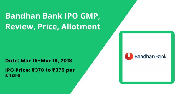 Bandhan Bank IPO GMP, Review, Price, Allotment
