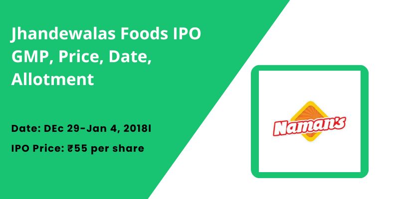 Jhandewalas Foods IPO GMP, Price, Date, Allotment