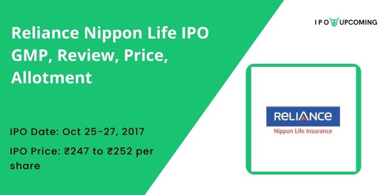 Reliance Nippon Life IPO GMP, Review, Price, Allotment