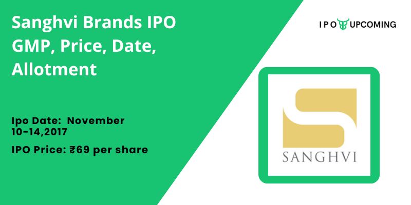 Sanghvi Brands IPO GMP, Price, Date, Allotment
