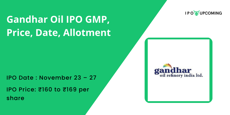 Gandhar Oil IPO GMP, Price, Date, Allotment