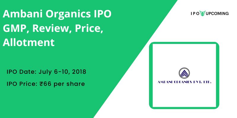 Ambani Organics IPO GMP, Review, Price, Allotment