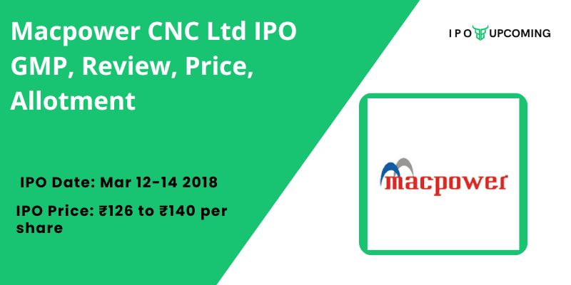 Macpower CNC Machines IPO