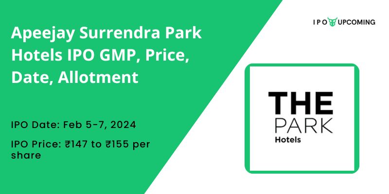 Apeejay Surrendra Park Hotels IPO GMP, Price, Date, Allotment