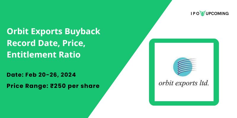 Orbit Exports Buyback Record Date, Price, Entitlement Ratio