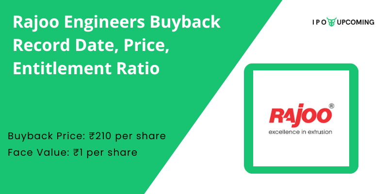 Rajoo Engineers Buyback Record Date, Price, Entitlement Ratio