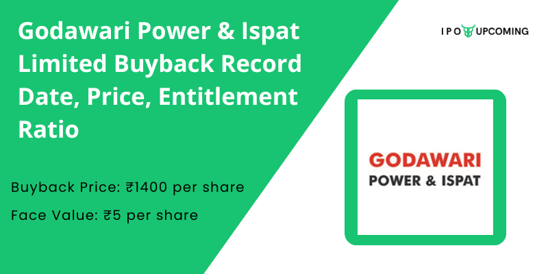 Godawari Power & Ispat Limited Buyback, Record Date, Price, Entitlement Ratio