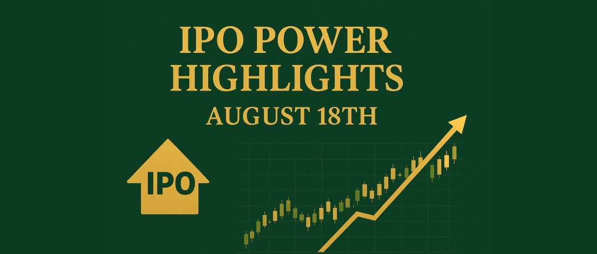 IPO Power Highlights: Medistep & Knowledge Realty Dominate August 18th. 